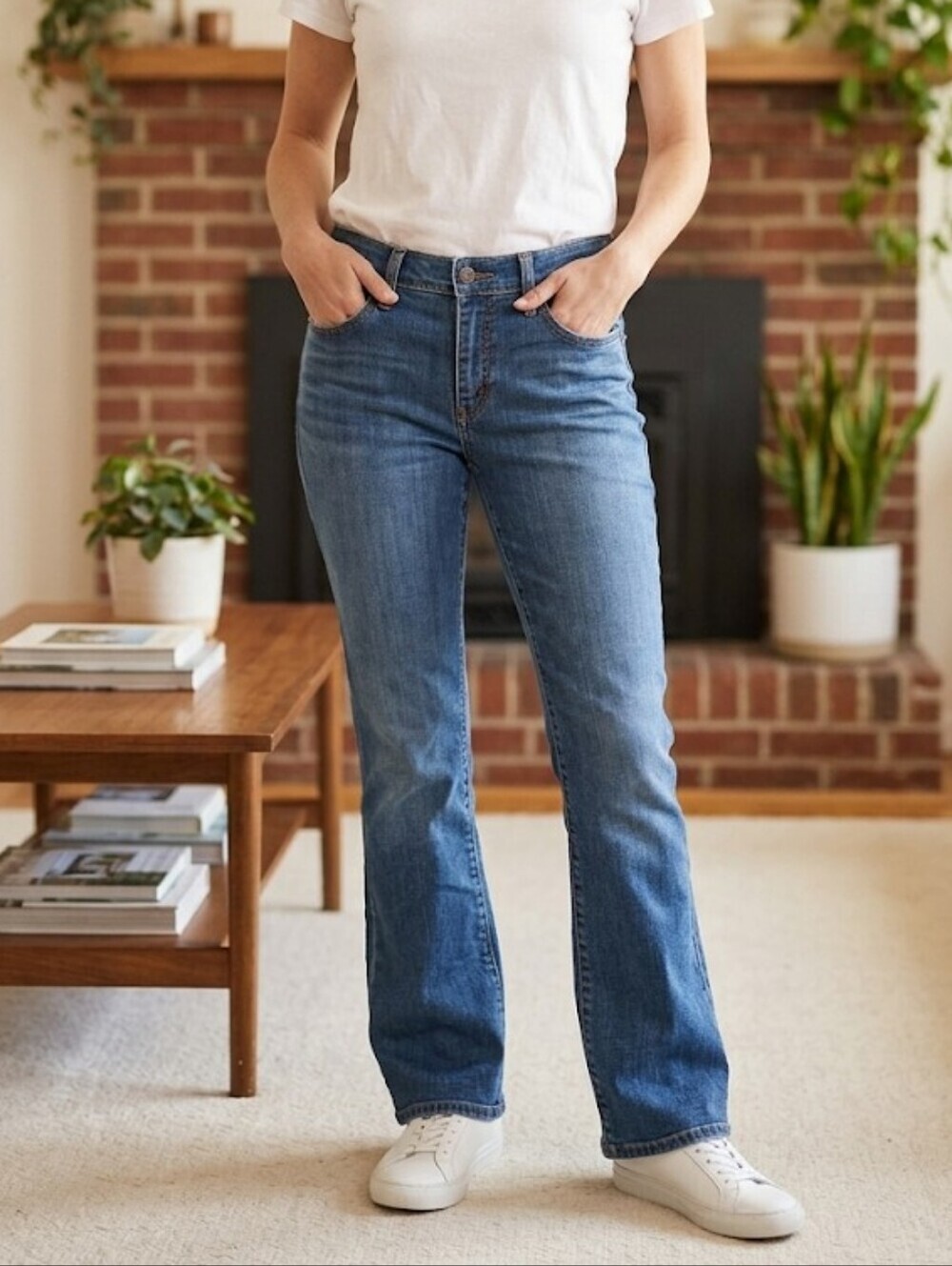 Levi's Dark Blue Flare Jeans - Classic Five-Pocket Style